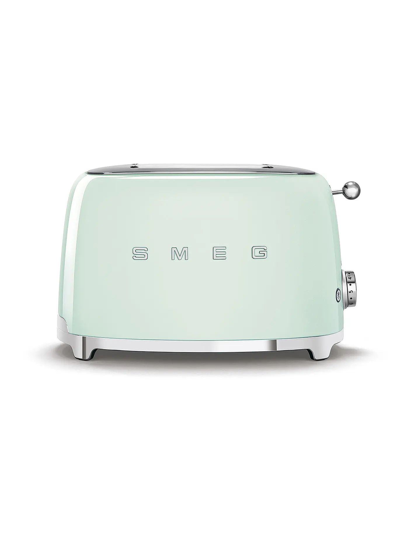 SMEG | 2 Schlitz Toaster 50‘s Retro Style Schwarz TSF01BLEU | hellgrün